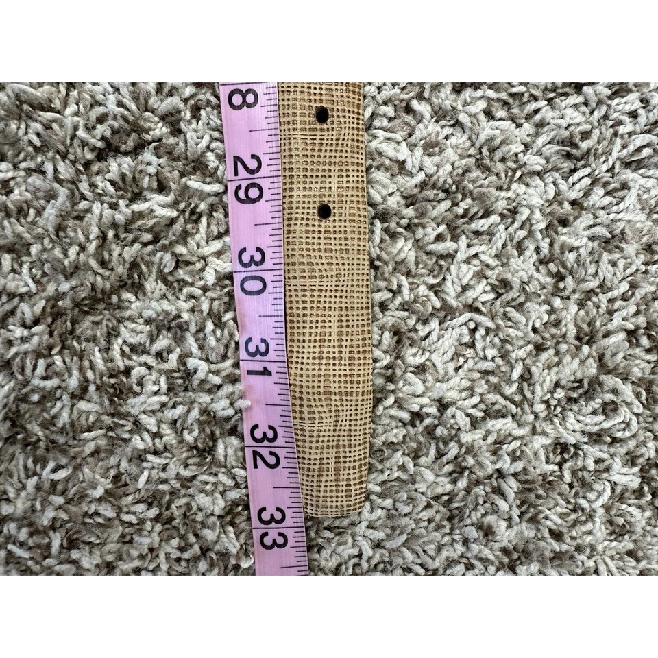 WCM New York Womens Tan Italian Calfskin Leather Belt Size Small Made in USA - Image 3 of 4