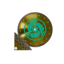 Imer Tgm-X 10 Inch Turbo Rim Diamond Blade For Porcelain And Hard Materials