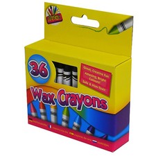 ArtBox 36 Wax Crayons And SharpenerOne Size Multicoloured  SG12032