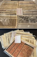 42 VTG  CRAFTAID templates All Show Signs Of Age, stains, tears, discoloration