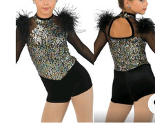 A wish come true Sequence costume leotard feather 222387 Did Ya MA Medium adult