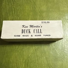 Ken Martin, Idaho Falls, ID Address Change  Duck Call NOS w/Box Papers Xtra Reed