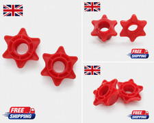 2pcs Weight Nut Barbell Bar Clips Spin Lock Screw Dumbbell Spinlock Collars UK