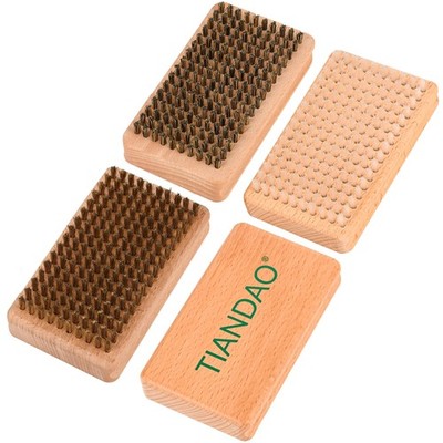 Ski Snowboard Wax Brush Pro Tuning Tool with Nylon, Horsehair Brass Options f...