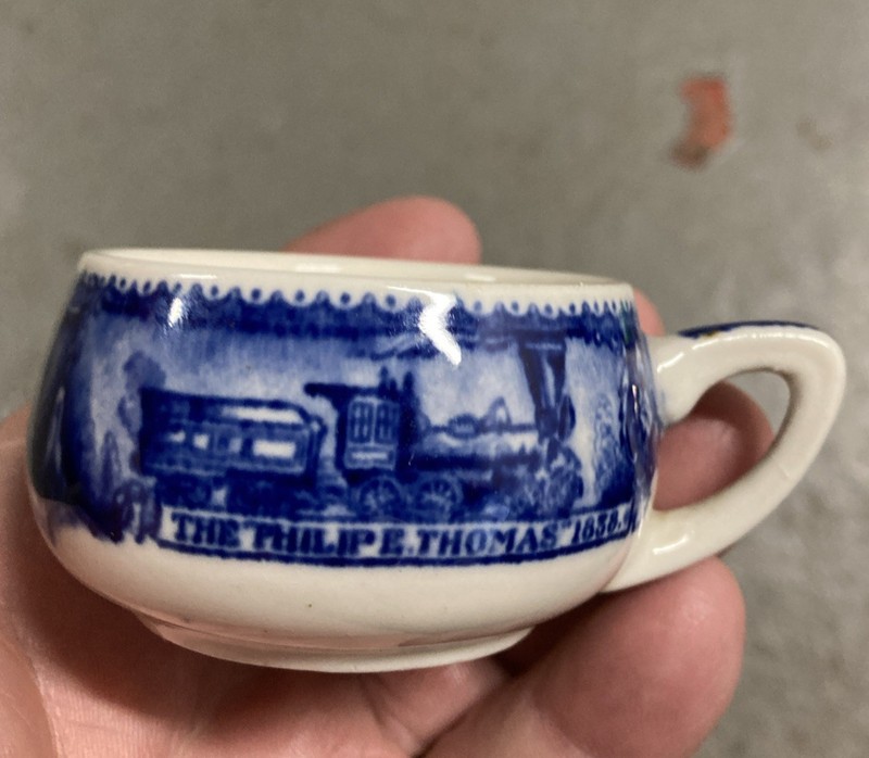 Antique Lamberton China B&O Railroad Demitasse Cup Only