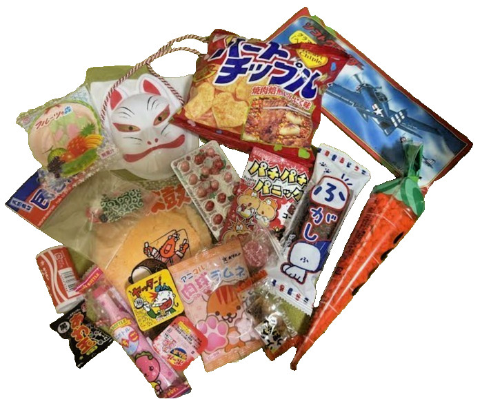 Juego Variedad Snacks Tradicionales Japoneses (Dagashi)