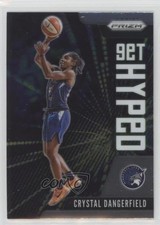2021 Panini Prizm WNBA Get Hyped Crystal Dangerfield #7 5ya