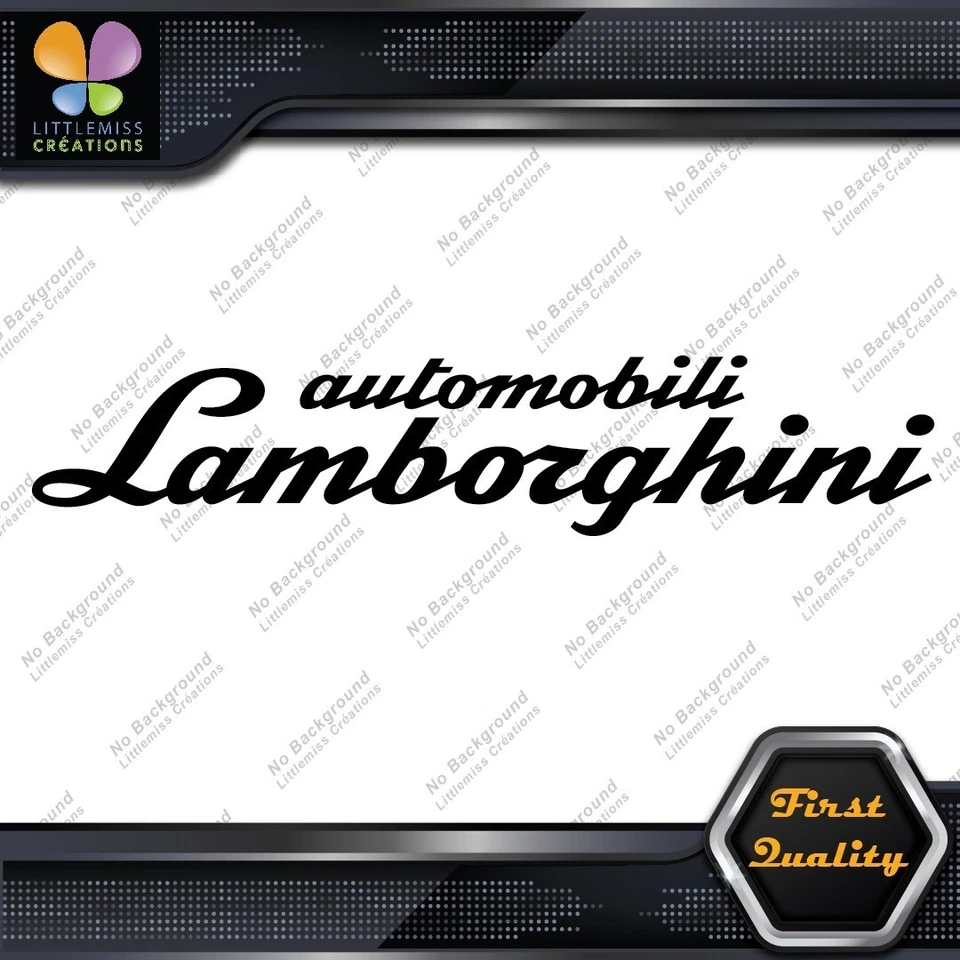 Compatible Lamborghini Automobili Modern Logo Cars Vinyl Decals Stickers - Изображение 3 из 4