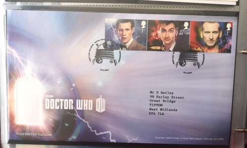 GB FDC Tallents House Doctor Who (1) 2013 with Insert SEE NOTES