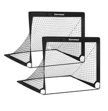 Lot de 2 cage de football pour enfants pliable filet de football montage rapide