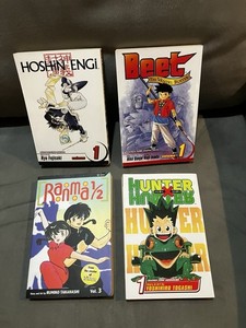 manga book lot english ~ Beet The Vandel Buster ~ Hoshin Engi HunterX Ranma 1/2