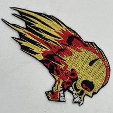 Metallica Screaming Skull Logo Patch: Iron On, Quality Embroidery, 5  X 3  