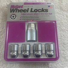 Mcgard 24157 Chrome Wheel Lock Set M12x1.5 Cone Seat New Sealed