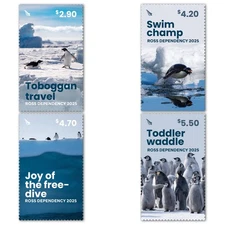 Ross Dependency 2025 Penguins Complete Mint MNH Set