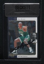 BAS 1995-96 SP Dee Brown #7 Seal of Authenticity Auto 3c7