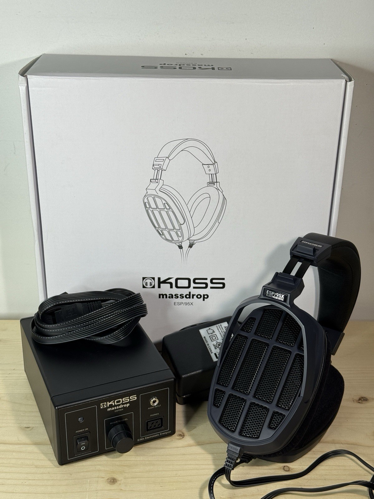 Massdrop x Koss ESP-95X Electrostatic Stereophone Headphones CIB