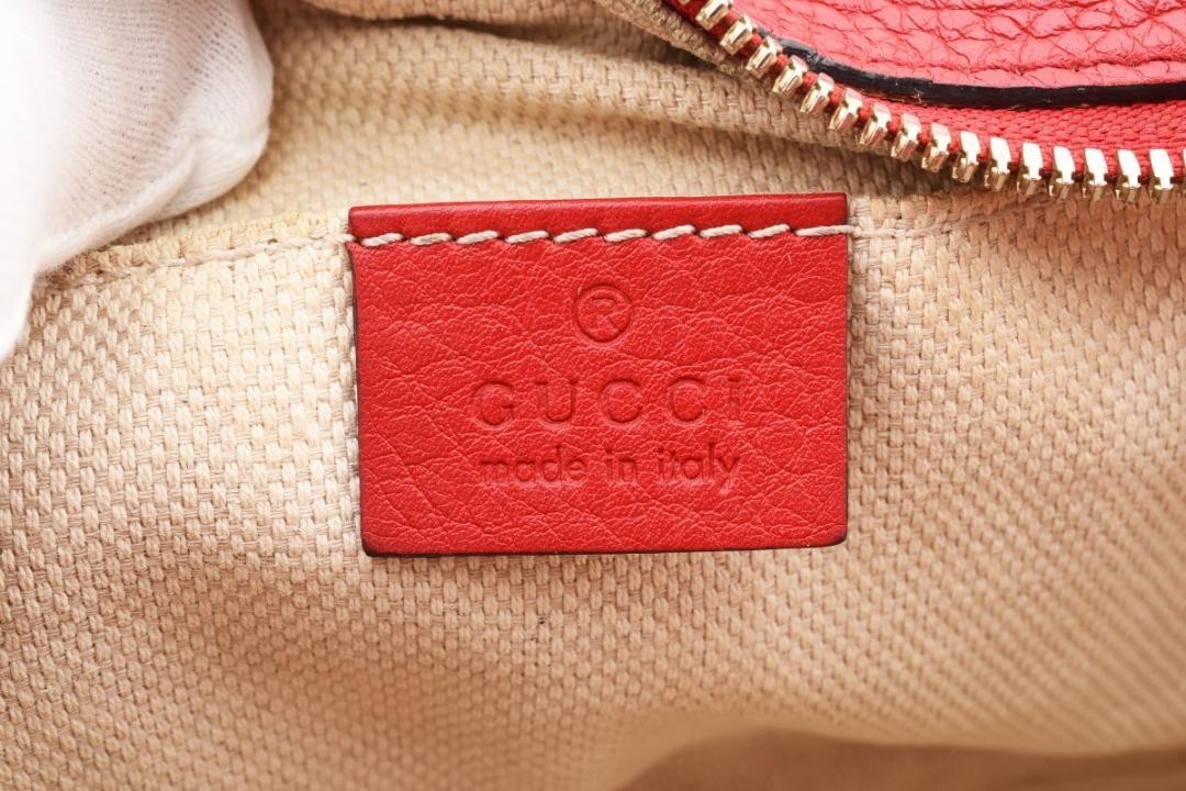 GUCCI Small Disco Soho Shoulder Bag Red Width 22cm Height 16cm Depth 9cm image 10