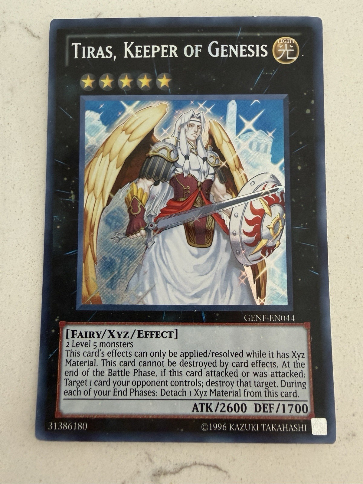 Tiras Keeper of Genesis GENF-EN044 Secret Rare NM Yugioh