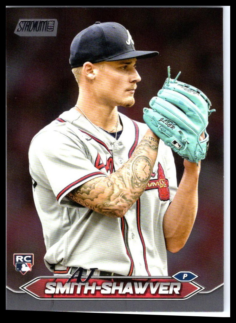 2024 Stadium Club #55 AJ Smith-Shawver Black Foil