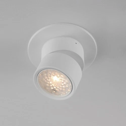 Maxim 86240 Swinger 6"W LED Semi-Flush Ceiling Fixture - 3000K - White - Picture 2 of 7