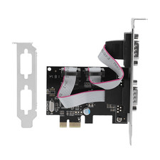 `PCI-E To RS232 2 Port Serial Port Converter PCI Express Controller Adapter