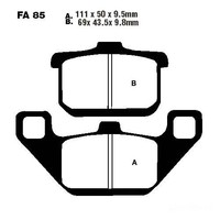 Bremsbelag EBC FA085HH Vorne FüR Kawasaki ZL 1000 A Eliminator Bj. 1987-1988