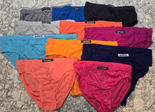 PAPI Bikini Men's Low Rise Briefs pick Size S M L XL Choose Color 100 Cotton