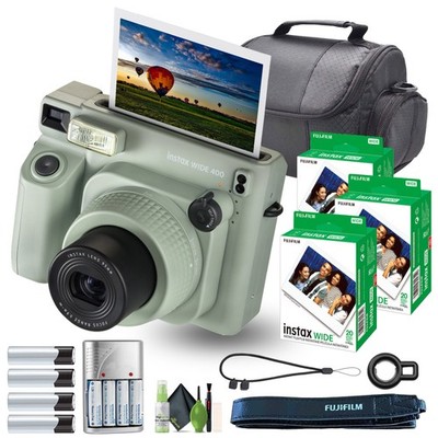 Fujifilm Instax Wide 400 Instant Camera w/ 60 Sheets Wide Film