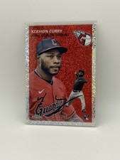 2023 Topps Chrome Platinum  - Xzavion Curry #32 Speckle Refractor /150 (RC)