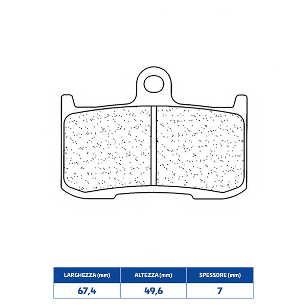 Set BeläGe Bremse CL Brakes 1083A3 + Kawasaki 800 Z 13/16-image
