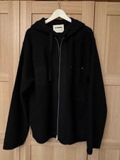 Jil Sander Wolljacke Schwarz Größe L