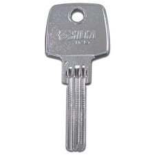 DUPLIC. CHIAVE SILCA PUNZONATA AGB5 OTTONE X MATRIX