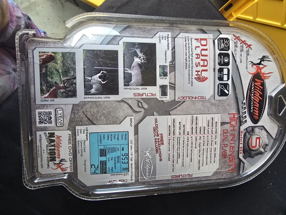 Wild Game Innovations D5X, 5 MP, cámara de rastro de doble flash imágenes fijas digitales y video Foto 2 de 3