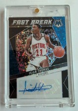 2024-25 Panini Mosaic ISIAH THOMAS #AFB-THM Fast Break Black Auto 1/1 HOF