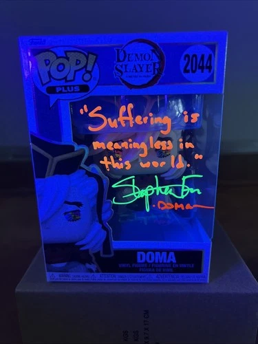 Doma Signed Funko Pop Stephen Fu Demon Slayer JSA Certified