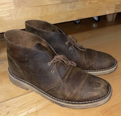 Clarks Originals Dessert Boots Bushacre Chukka Stiefel Leder 45 top Zustand