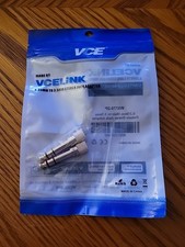 VCE 6.35mm 1/4 inch Male to 3.5mm 1/8 inch Female Stereo Audio Jack Adapter SC