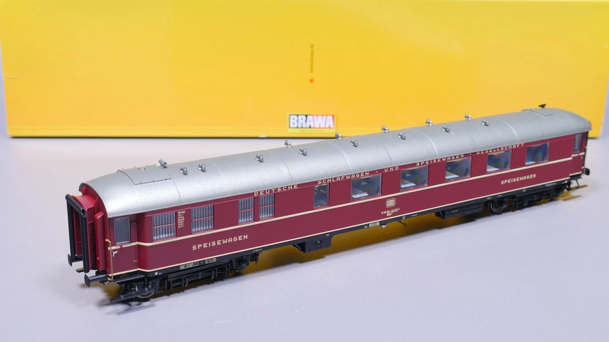 H0 DC Brawa 46419 Schnellzug-Speisewagen WRü(e)151 DSG DB OVP #ST_741