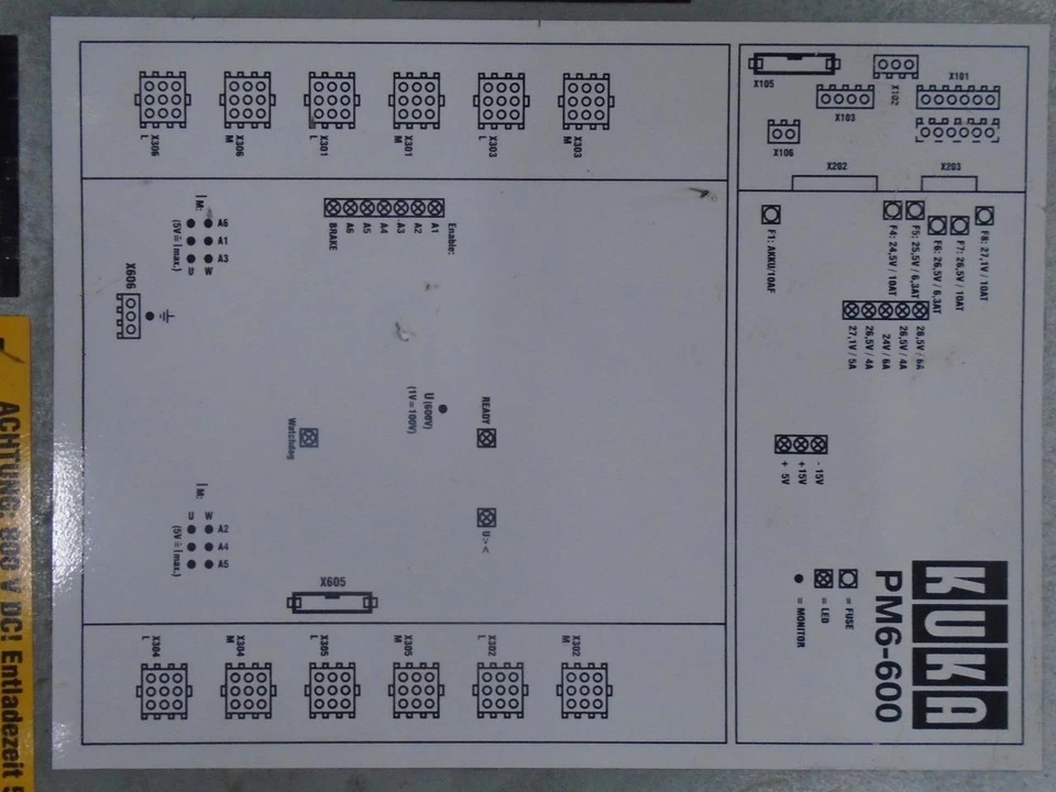 KUKA SERVO CONTROL CONTROLLER PM6-600 - Image 2 of 2