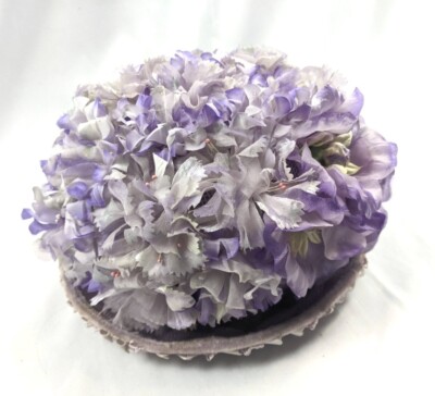 Vintage Lavender Flower Hat USA Union Made | eBay display picture 2
