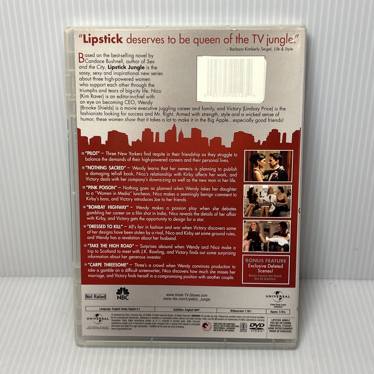 Lipstick Jungle - Complete Series, Seasons 1 & 2 (DVD, 5