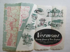 Vntage GREEN MOUNTAIN INN STOWE,VERMONT Restaurant Placemat Table Mat MAP