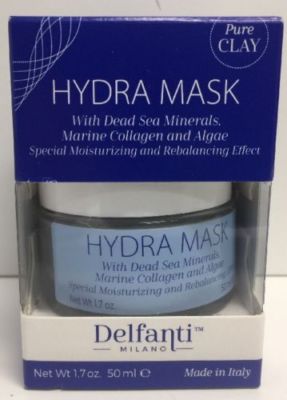 Delfanti Milano Hydra Mask w/ Dead Sea Minerals, Marine Collagen, Algae - 1.7 oz