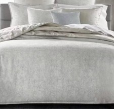 Hotel Collection Tessellate Full / Queen Duvet Cover Silver Nice