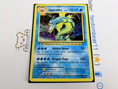 Gyarados HOLO RARE card 34/108 XY Evolutions Pokemon TCG 2016 Base