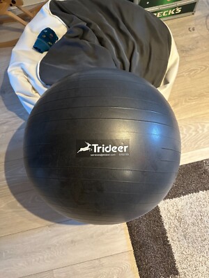 Trideer Pilates Ball Thick Exercise Ball, 45 - 85 cm schwarz