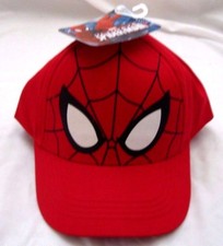 Marvel Super Hero Spiderman Face with Web Kid Baseball Cap-Spiderman in Web Cap 