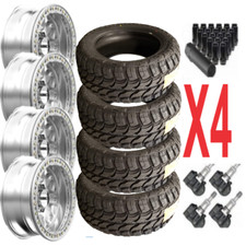 17 Machined Wheels 33 1250 17 Tires Package Set At Jeep Wrangler Gladiator Km235