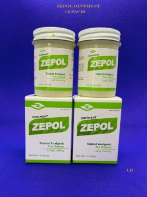 2 ZEPOL Topical Analgesic Ointment 1 Oz ***ORIGINAL***