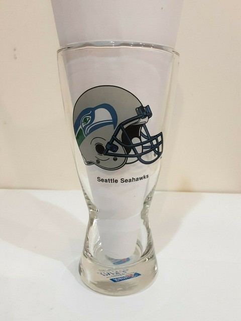 seahawks beer glass